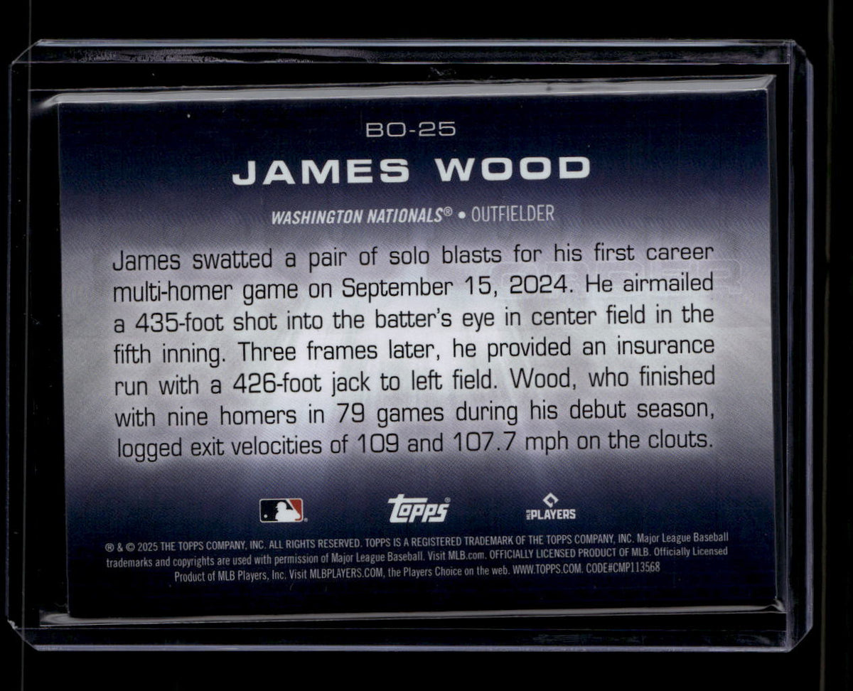 DELETE 180551 2026 Topps Flagship Collection Series 2 Bulk Order bo25 James Wood Rookie 67/100