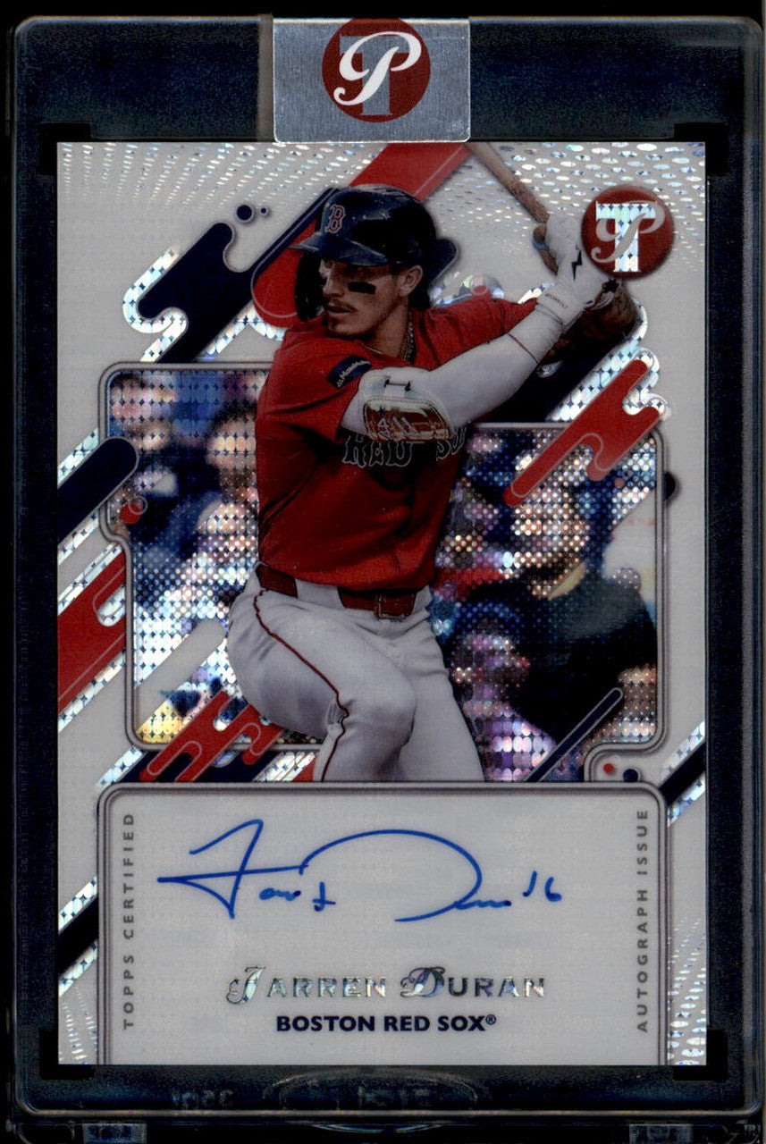 SOLD 180560 2025 Topps Pristine Autographs PAJDU Jarren Duran Auto