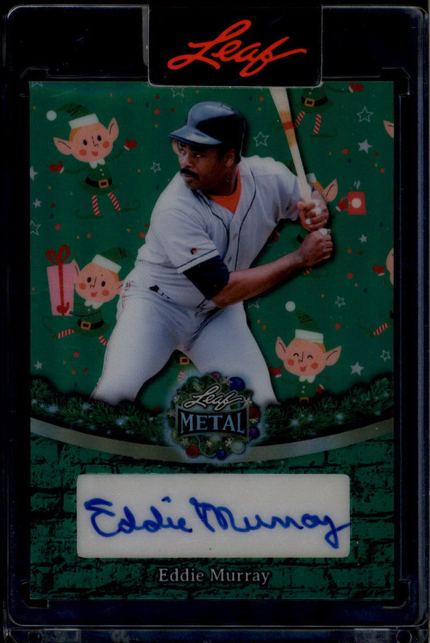 2025 Leaf Metal Happy Holidays Elf on the Shelf baem1 Eddie Murray Auto 5/5