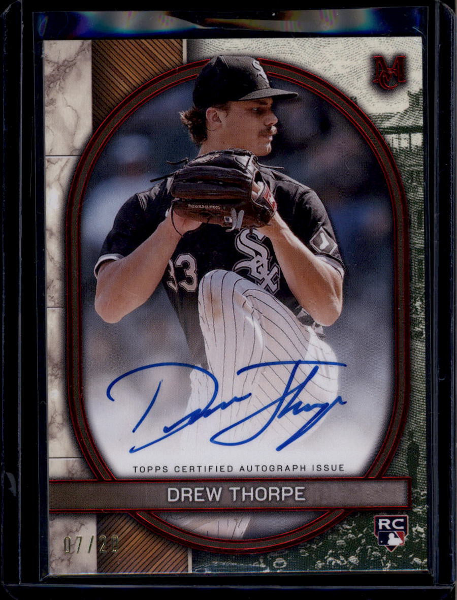 2025 Topps Museum Collection Archival Autographs Ruby Drew Thorpe RC Auto 7/20