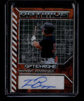 SOLD 180595 2025 Leaf Optichrome Optimus Autographs Orange oatb1 Travis Bazzana RC Auto 4/4