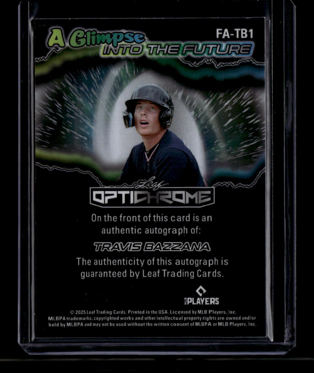 SOLD 180596 2025 Leaf Optichrome A Glimpse into the Future fatb1 Travis Bazzana RC Auto 1/10