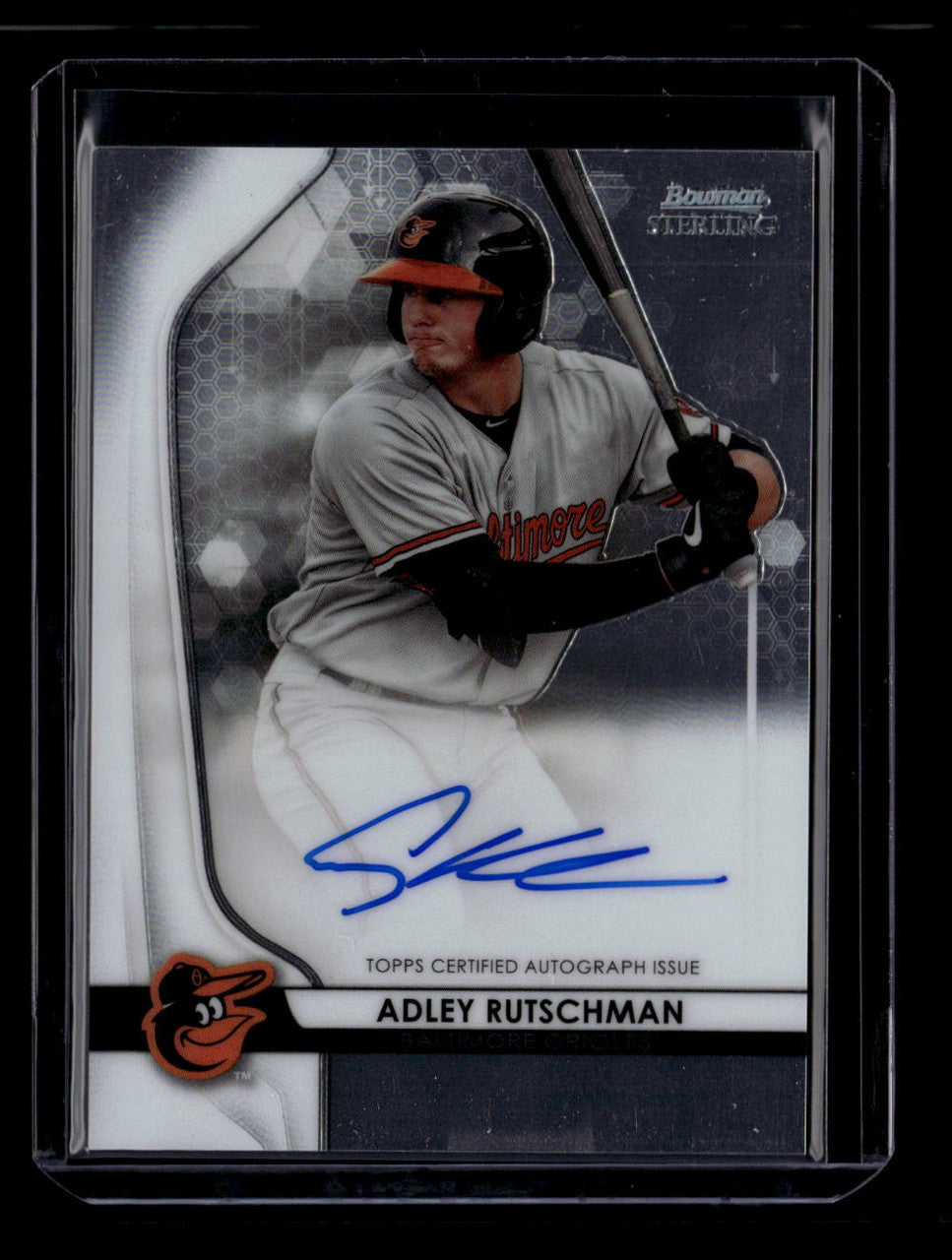 SOLD 180603 2020 Bowman Sterling Prospect Autographs BSPAAR Adley Rutschman Rookie Auto