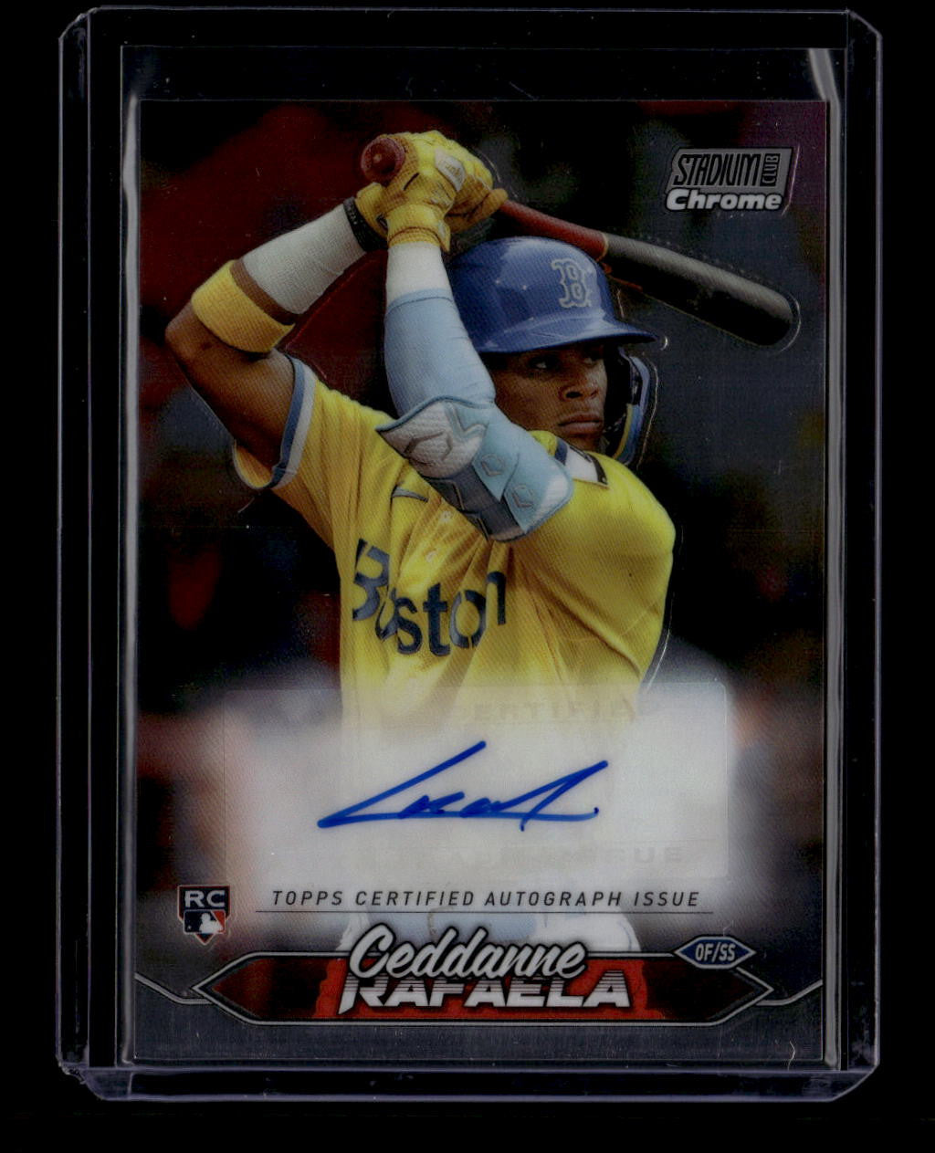 2024 Stadium Club Chrome Autographs SCCACRA Ceddanne Rafaela Rookie Auto
