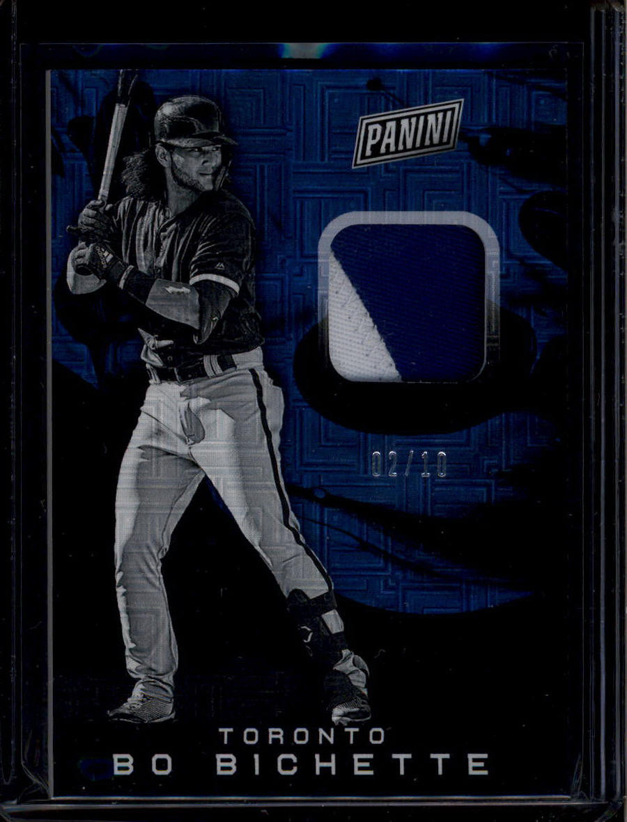 SOLD 180608 2019 Panini National Convention Memorabilia Squares BB Bo Bichette RC Patch 2/10