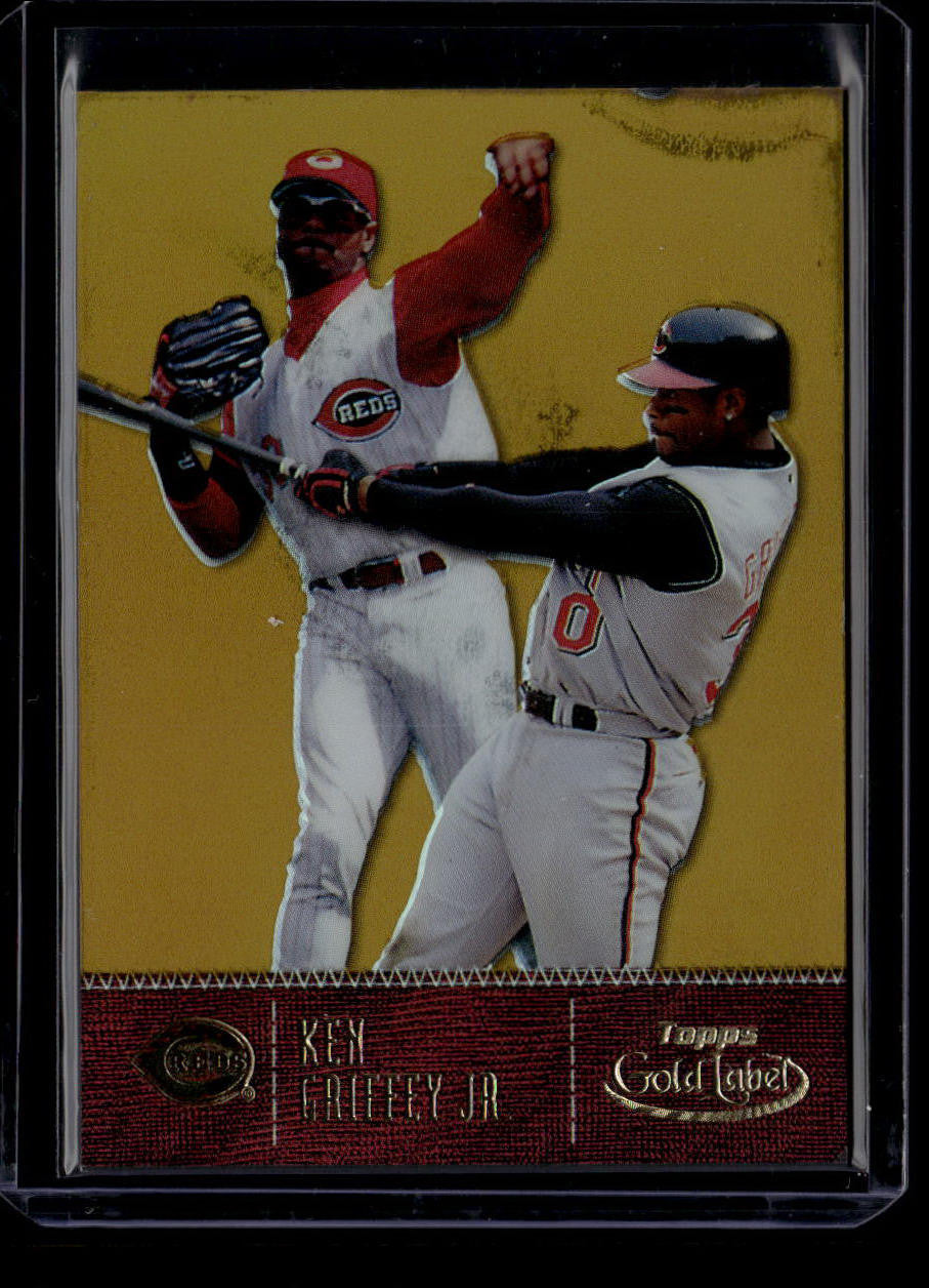 SOLD 180611 2001 Topps Gold Label Class 3 Gold 64 Ken Griffey Jr. 200/299 READ
