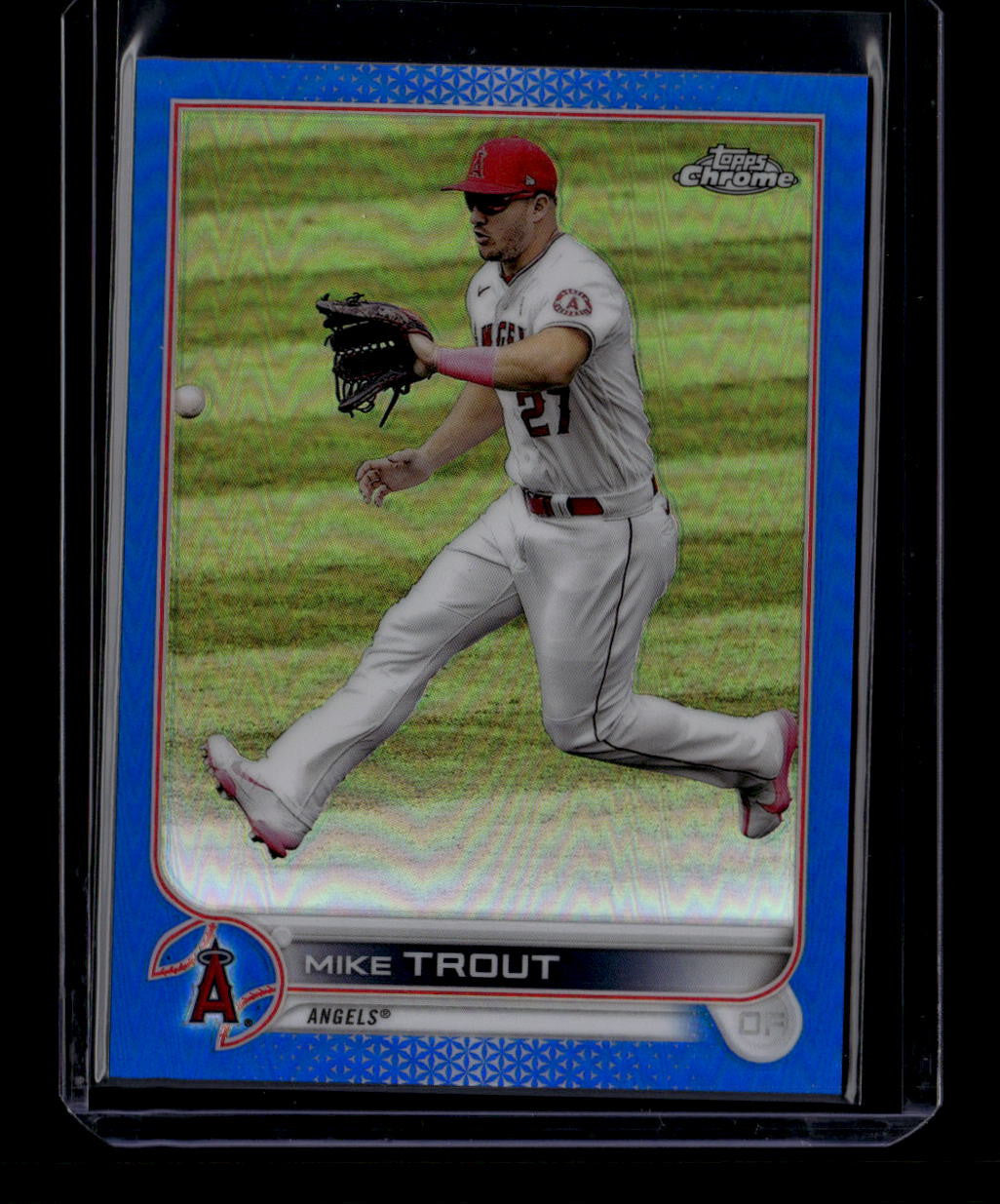 2022 Topps Chrome Blue Refractor 200 Mike Trout 33/150