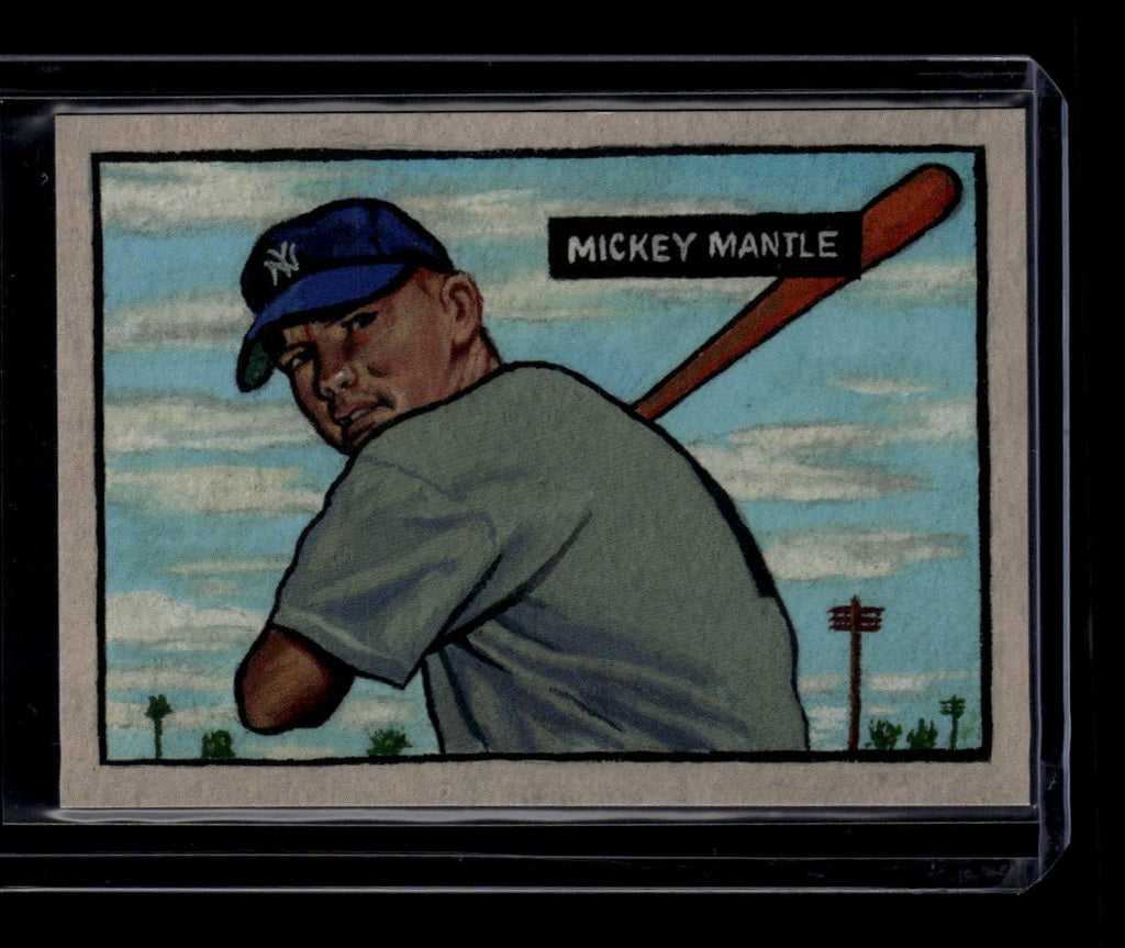 2025 Topps Shoebox Treasures '51 Bowman b519 Mickey Mantle
