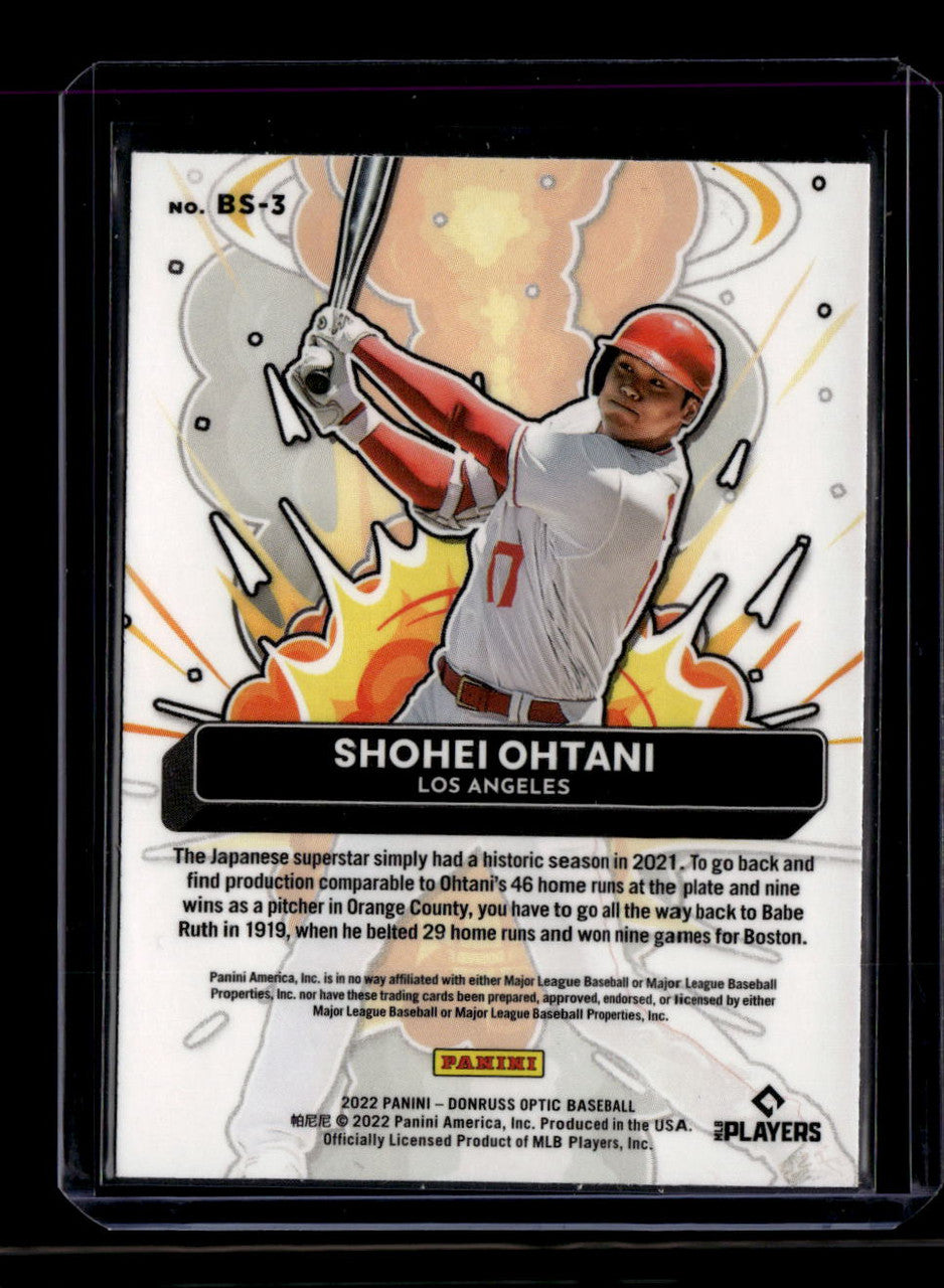 DELETE 180623 2022 Donruss Optic Bomb Squad 3 Shohei Ohtani 159813