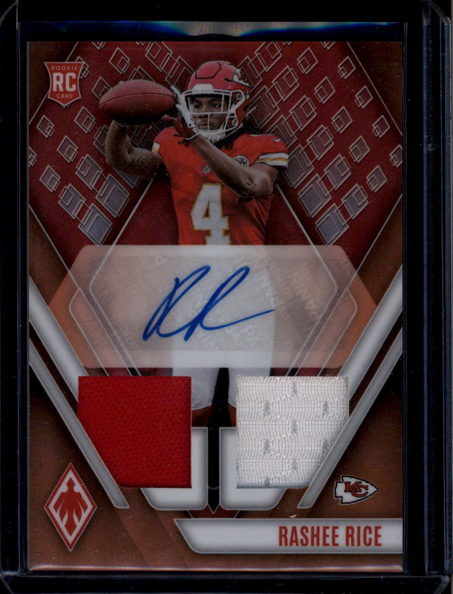 DELETE 180656 2023 Panini Phoenix Premiere Autographs Rashee Rice RC Dual Jersey Auto 82/125