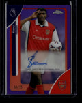 2025-26 Topps Chrome EPL Autographs Purple Refractor CAKA Kanu Auto 64/75