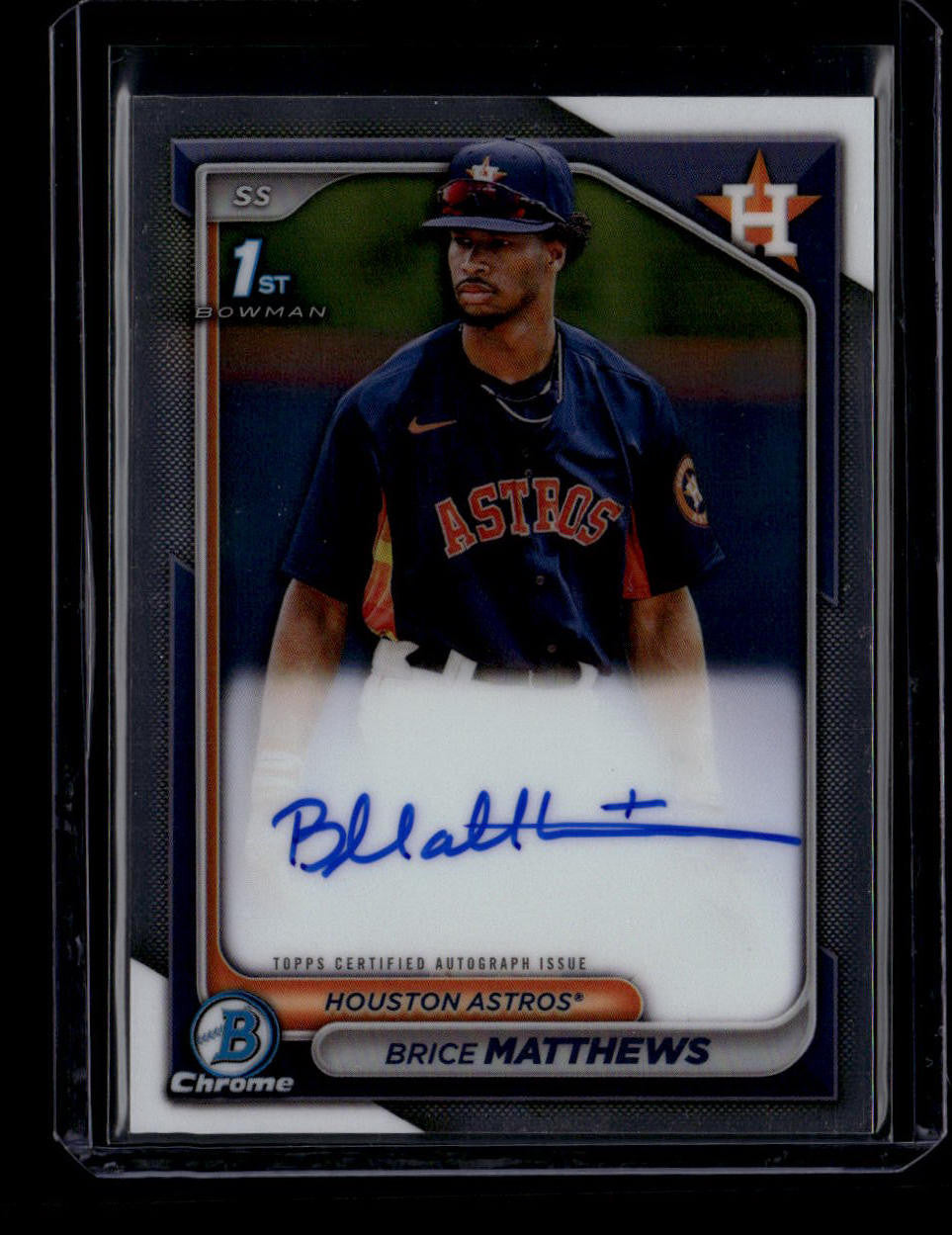2024 Bowman Chrome Prospect Autographs CPABM Brice Matthews Rookie Auto