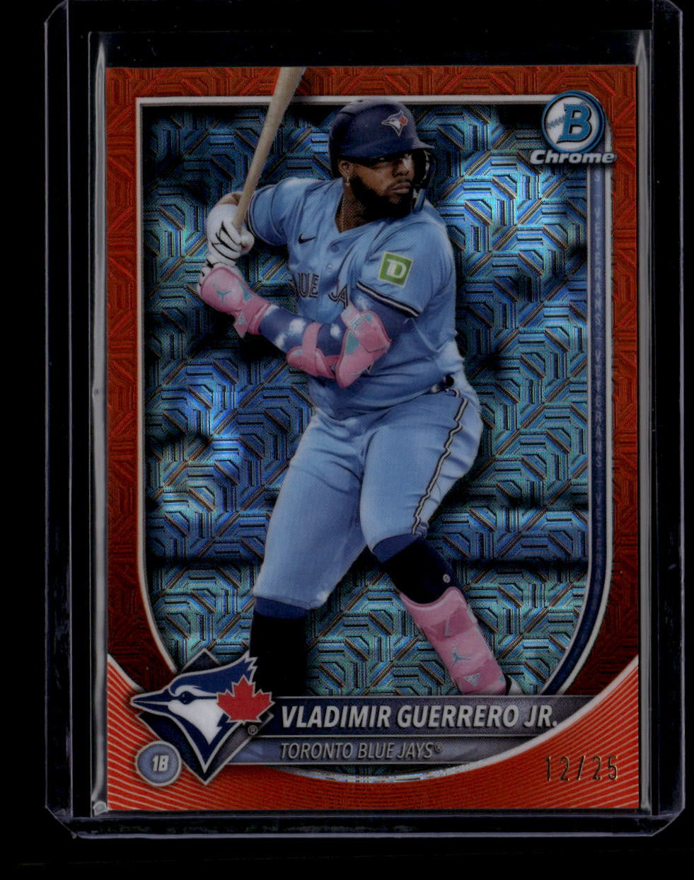 2025 Bowman Chrome Mega Box Orange Refractor 74 Vladimir Guerrero Jr. 12/25