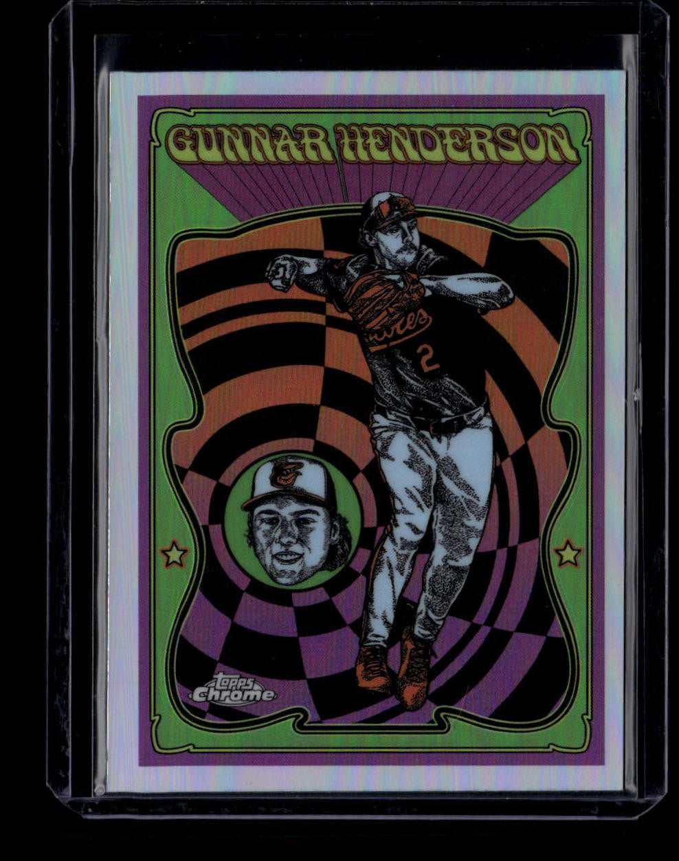 SOLD 180709 2025 Topps Chrome Ultra Violet All-Stars uv5 Gunnar Henderson