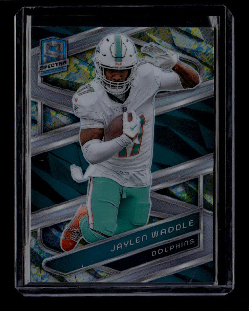 2024 Panini Spectra Neon Splatter 68 Jaylen Waddle 1/8