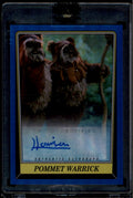SOLD 180731 2023 Topps Star Wars Signature Series Autographs Blue Harrison Davis Auto 17/50
