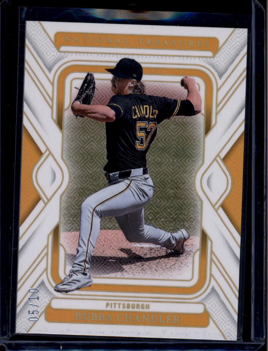 DELETE 180736 2025 Panini National Treasures Holo Gold 41 Bubba Chandler Rookie 5/10