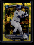 DELETE 180747 2025 Bowman Chrome Draft Sapphire Yellow Refractor bdc74 James Tibbs RC 28/75