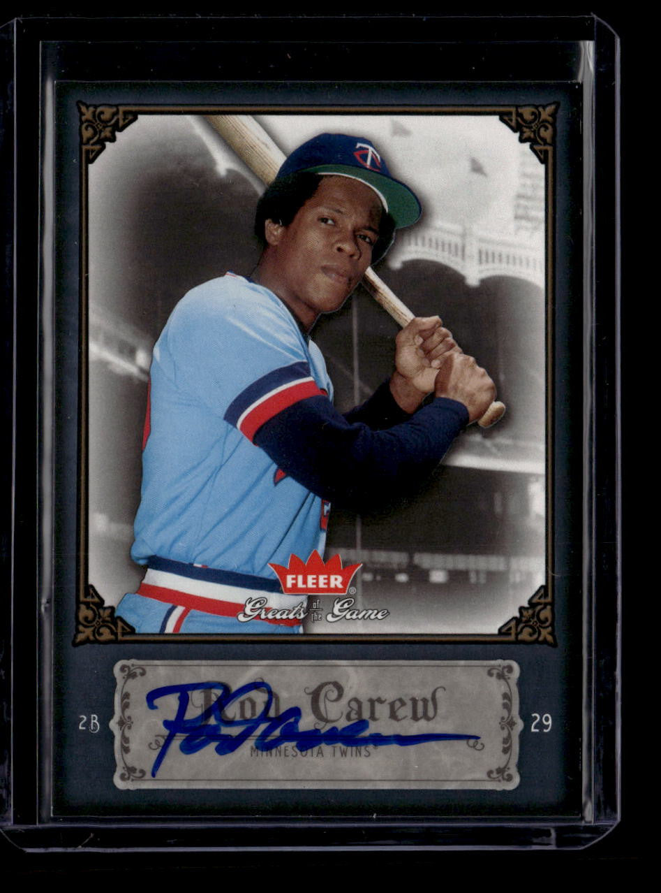 DELETE 180771 2006 Greats of the Game Autographs 77 Rod Carew Auto