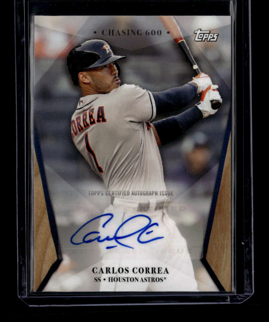 DELETE 180773 2017 Topps On Demand 600 Home Run Club Autographs 12a Carlos Correa Auto