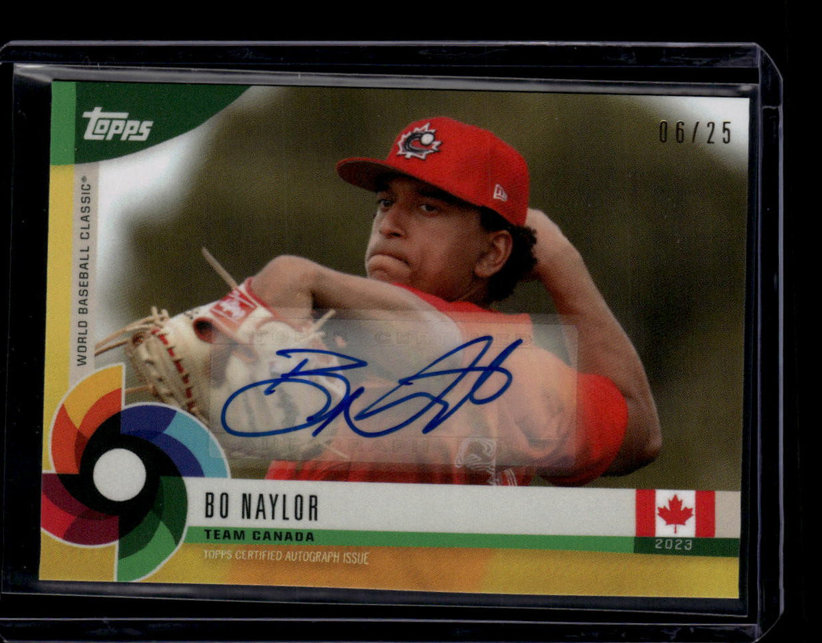 DELETE 180774 2023 Topps World Baseball Classic Global Stars Autographs BND Bo Naylor Auto /25