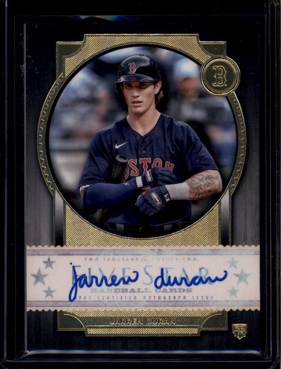DELETE 180779 2022 Topps Five Star Autographs FSAJD Jarren Duran Rookie Auto