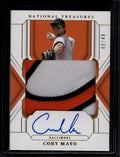 DELETE 180780 2025 National Treasures Treasured Material Signature Coby Mayo RC Patch Auto /49