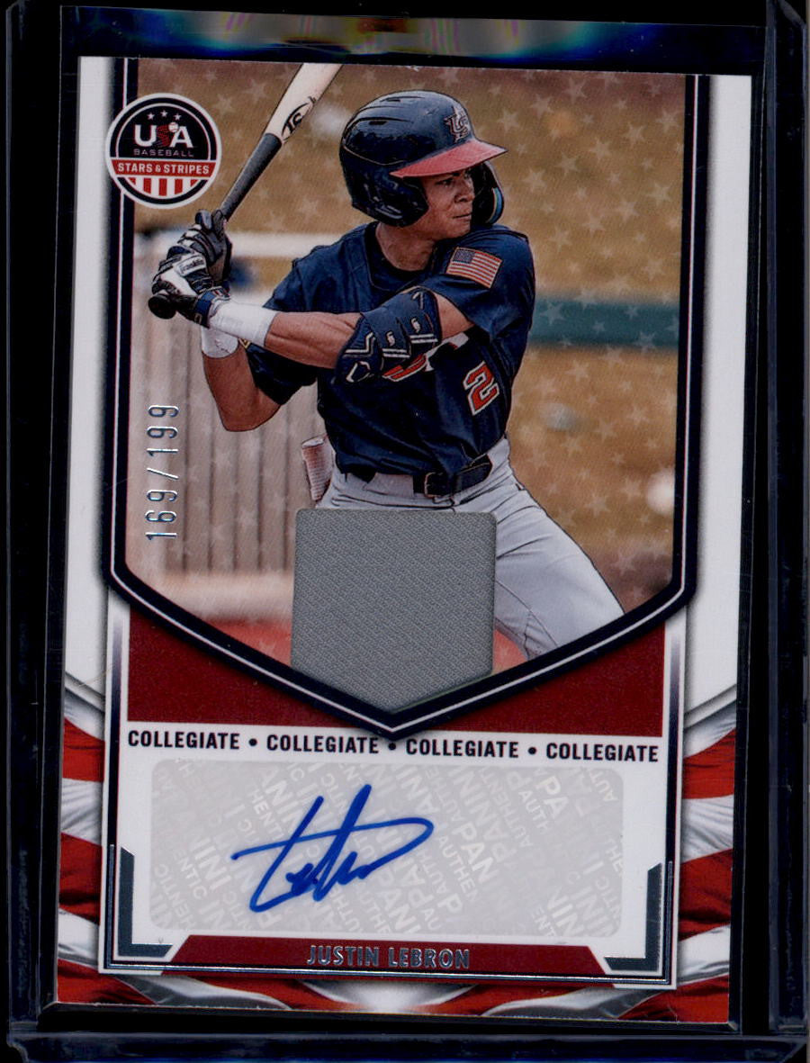 DELETE 180781 2025 USA Stars and Stripes Signature Materials Justin Lebron RC Jersey Auto /199