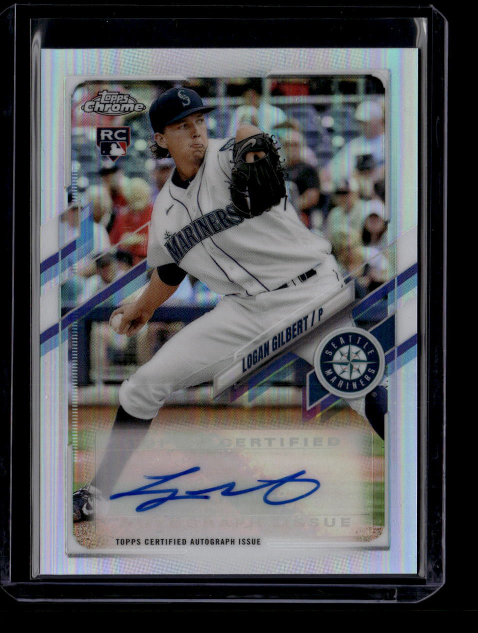 DELETE 180786 2021 Topps Chrome Update Autographs CUSALGI Logan Gilbert Rookie Auto