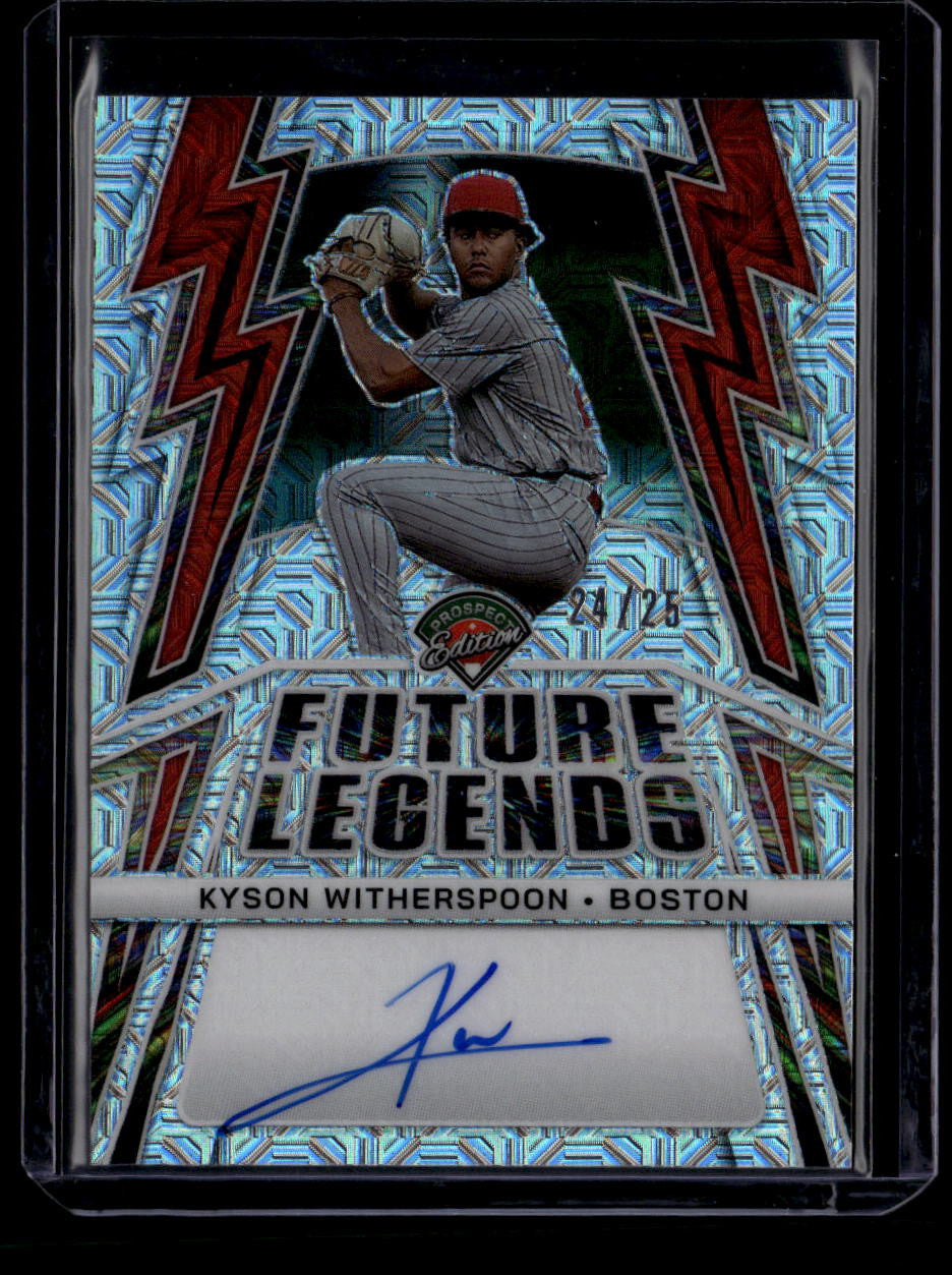 DELETE 180790 2025 Panini Prospect Future Legends Signature Mojo Kyson Witherspoon RC Auto /25