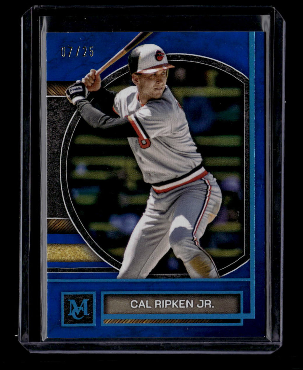 DELETE 180800 2025 Topps Museum Collection Blue Topaz 40 Cal Ripken Jr. 7/25