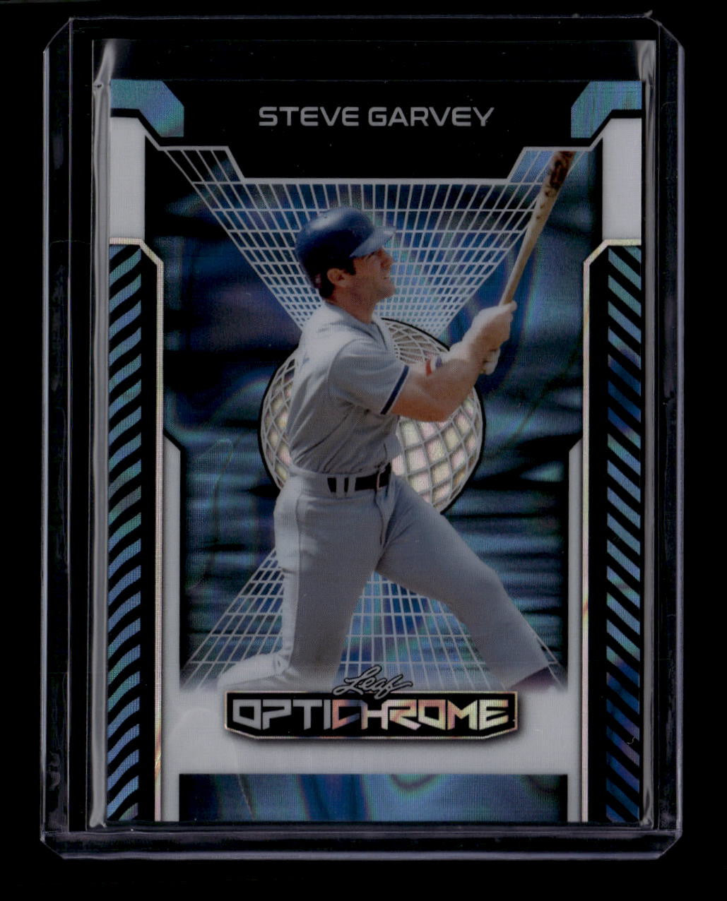 DELETE 180802 2025 Leaf Optichrome Blue Lava 135 Steve Garvey 1/1