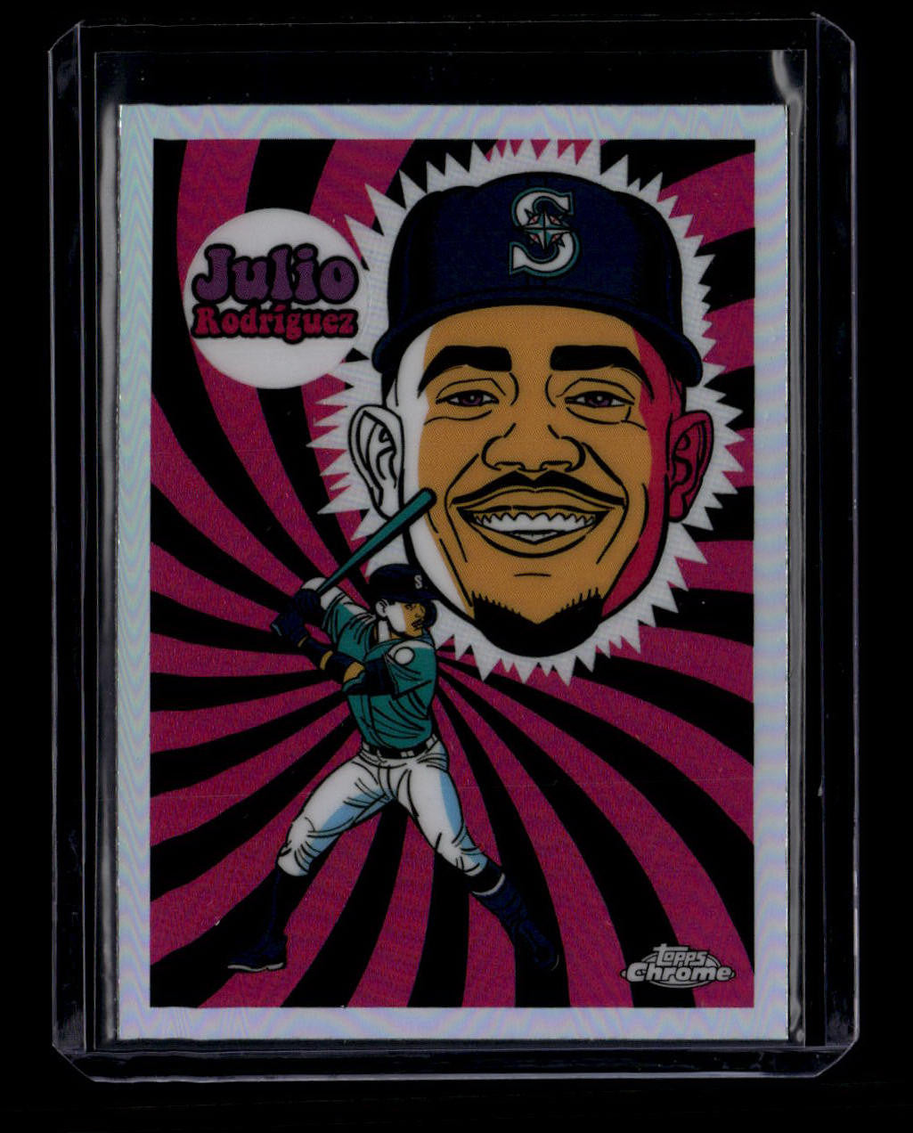 DELETE 180807 2023 Topps Chrome Ultra Violet All Stars uv7 Julio Rodriguez