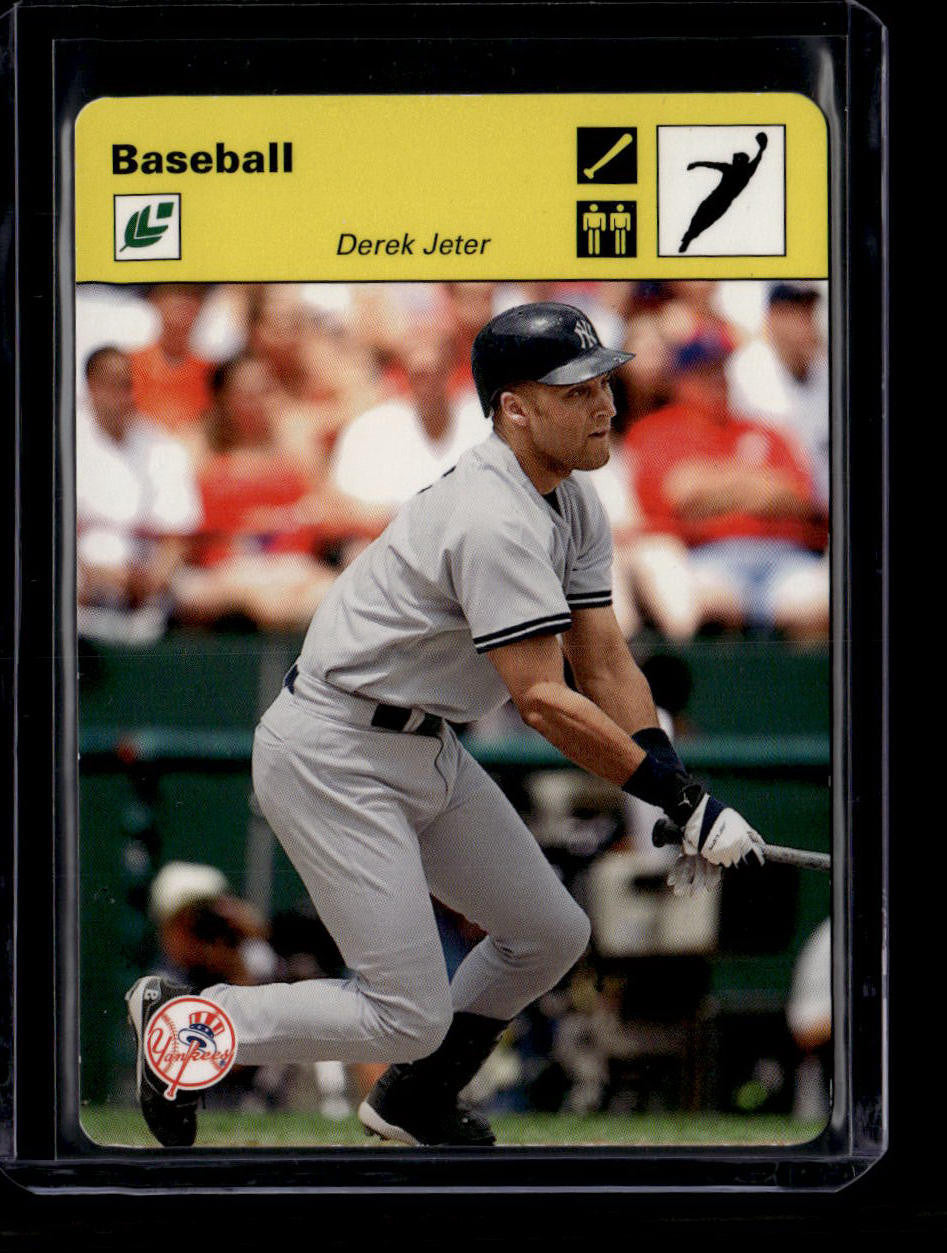 DELETE 180811 2005 Leaf Sportscasters 20 Yellow Leaping-Bat 10 Derek Jeter 7/20