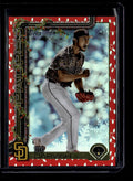 DELETE 180815 2025 Topps Holiday Metallic Red Lights h88 Yu Darvish 1/10