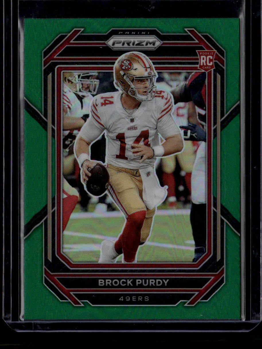 DELETE 180848 2022 Panini Prizm Prizms Green Refractor 353 Brock Purdy Rookie