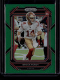 DELETE 180848 2022 Panini Prizm Prizms Green Refractor 353 Brock Purdy Rookie