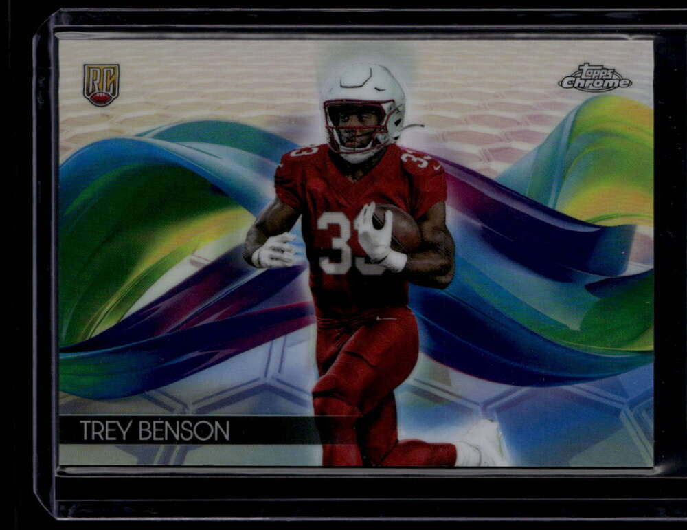 DELETE 180850 2024 Topps Chrome Helix h15 Trey Benson Rookie