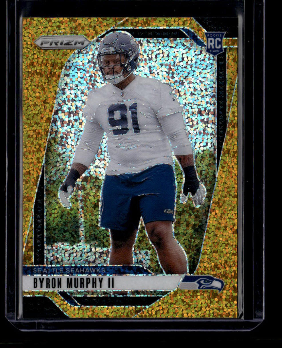 DELETE 180851 2024 Panini Prizm Prizms Gold Sparkle Refractor 317 Byron Murphy II Rookie 3/24