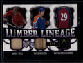 DELETE 180875 2021-22 Leaf Lumber Lineage Purple Bobby Hull Messier MacKinnon Triple Stick 2/7