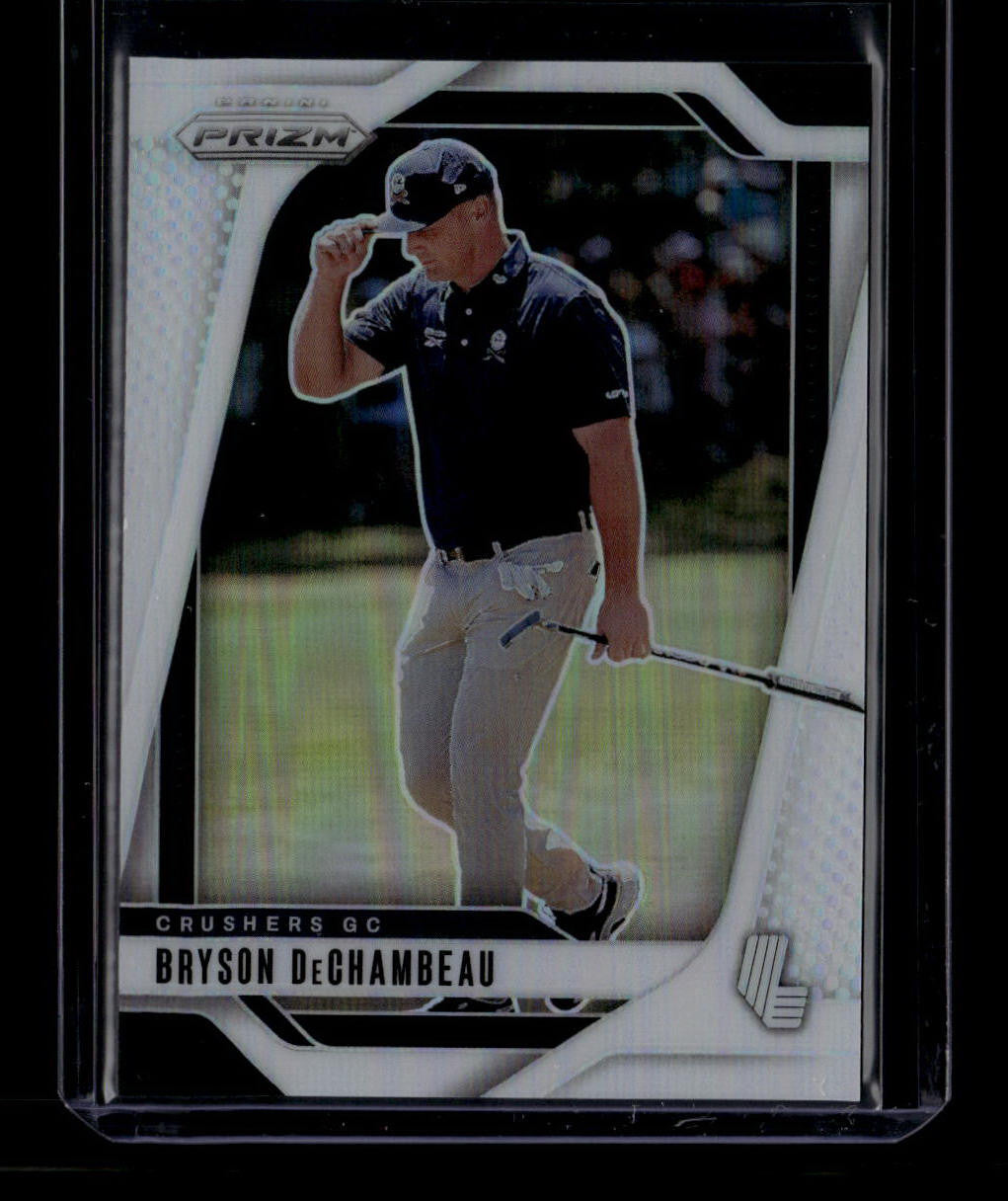 DELETE 180886 2025 Panini Prizm LIV Prizms White Refractor 38 Bryson DeChambeau 1/36
