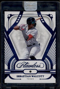 DELETE 180891 2024 Panini Flawless Sapphire Diamond 54 Sebastian Walcott RC Sapphire Gem 11/15