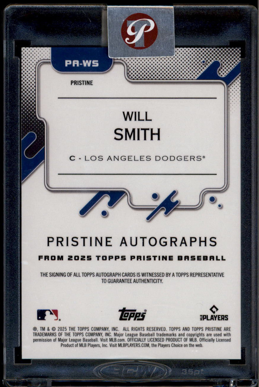 DELETE 180905 2025 Topps Pristine Autographs Purple Refractor PAWS Will Smith Auto 71/99