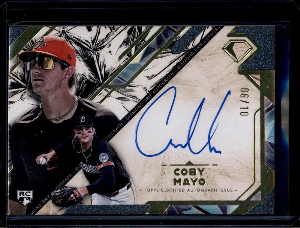 DELETE 180916 2025 Topps Diamond Icons Drip Autographs Black DDACM Coby Mayo RC Auto 6/10