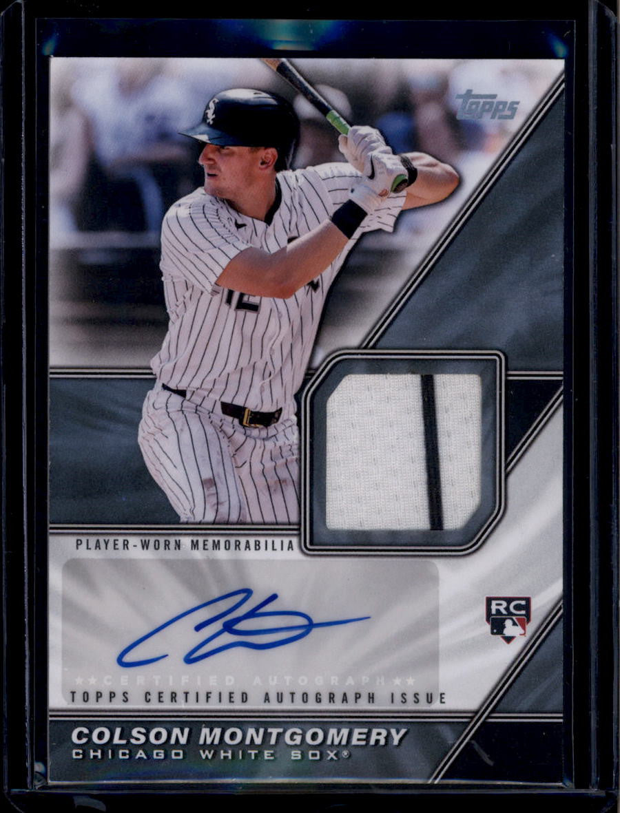 DELETE 180921 2026 Topps Major League Materials Autographs Colson Montgomery RC Jersey Auto