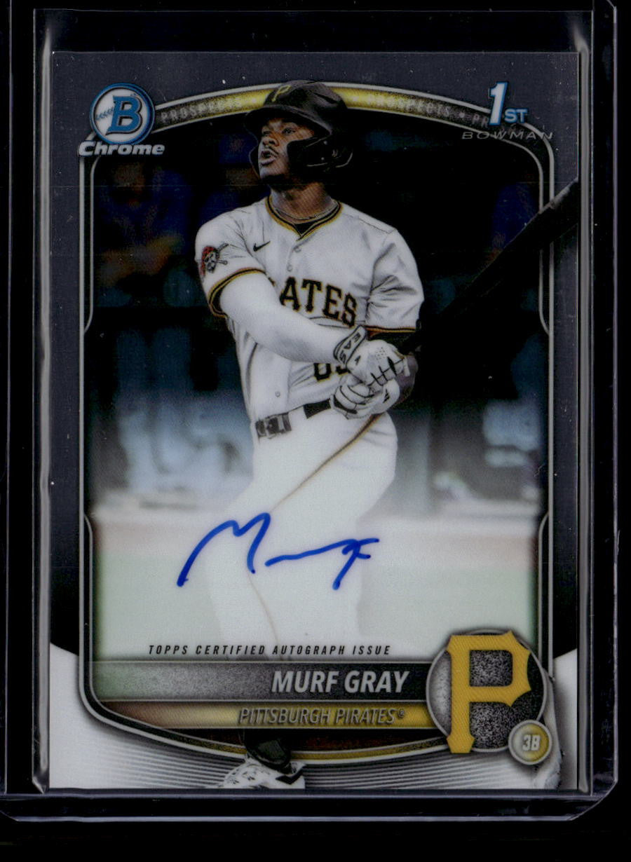 DELETE 180931 2025 Bowman Chrome Draft Autographs CPAMG Murf Gray Rookie Auto 160120
