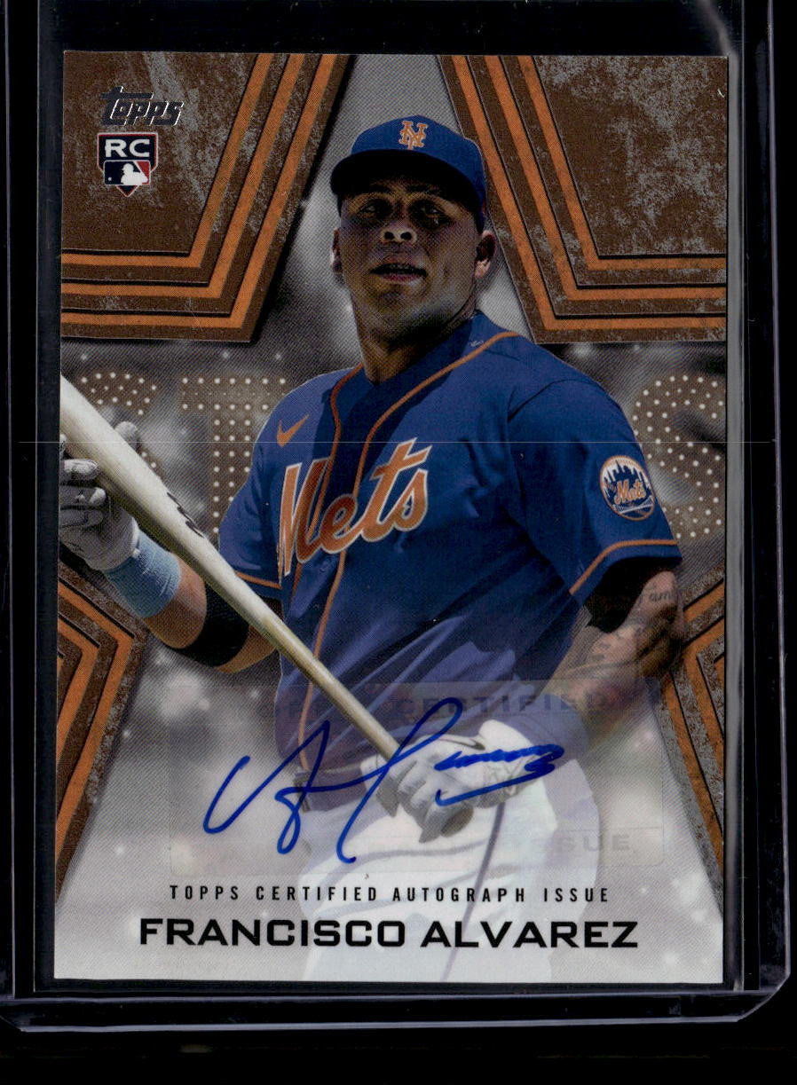 DELETE 180936 2023 Topps Baseball Stars Autographs Gold BSAFA Francisco Alvarez RC Auto 50/50