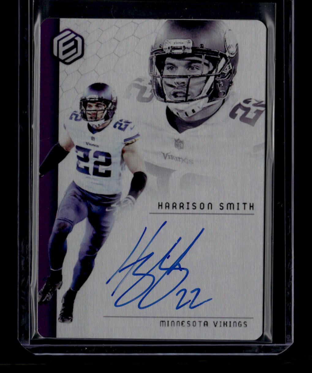 DELETE 180958 2018 Panini Elements Signatures Steel 1 Harrison Smith Auto 135/150