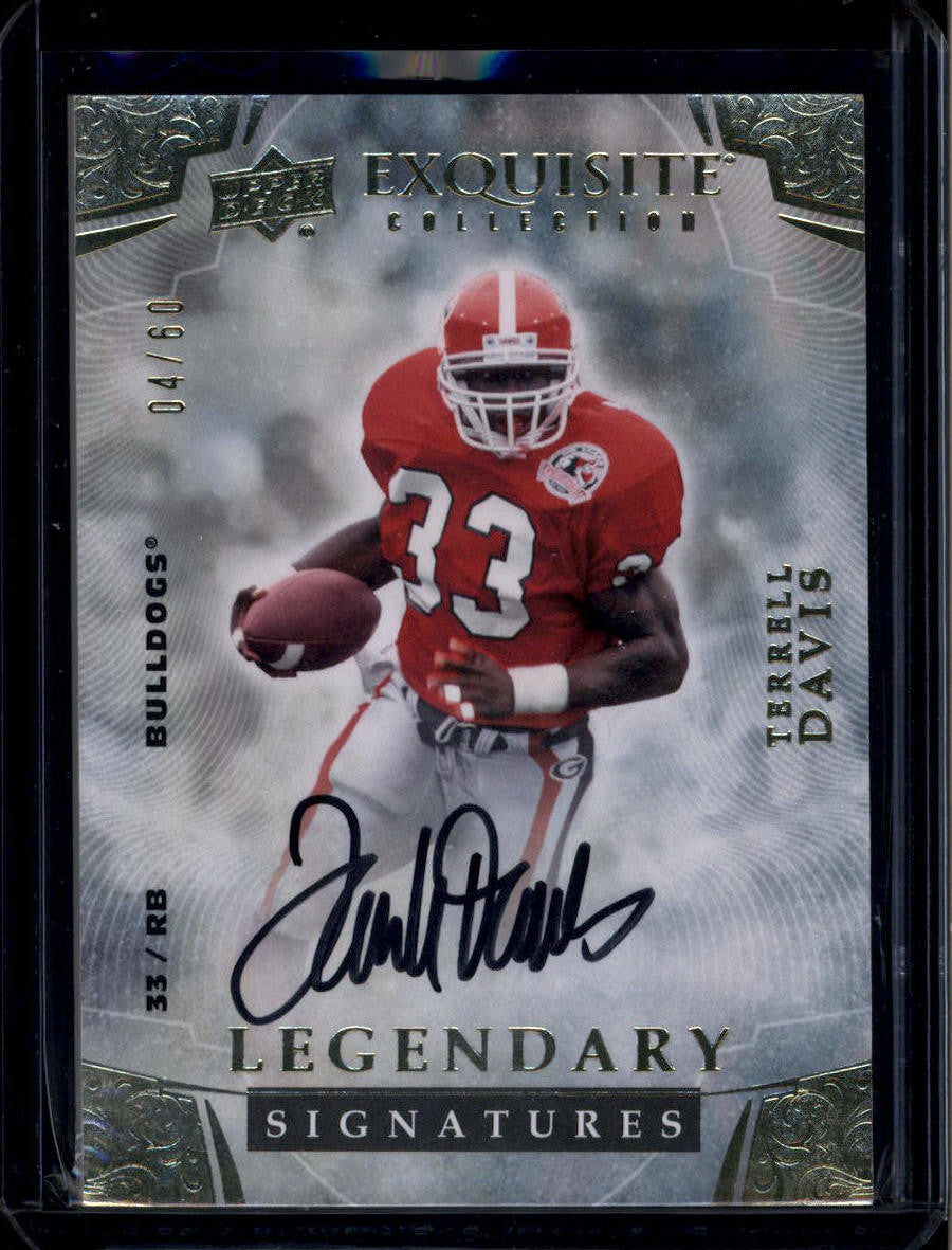 DELETE 180960 2013 Exquisite Collection Legendary Signatures ELTS Terrell Davis Auto 4/60