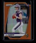 DELETE 180964 2024 Panini Prizm Prizms Orange Refractor 400 J. J. McCarthy Rookie 24/249